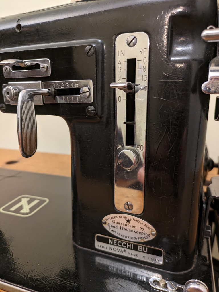  1953 Necchi BU Nova Sewing Machine