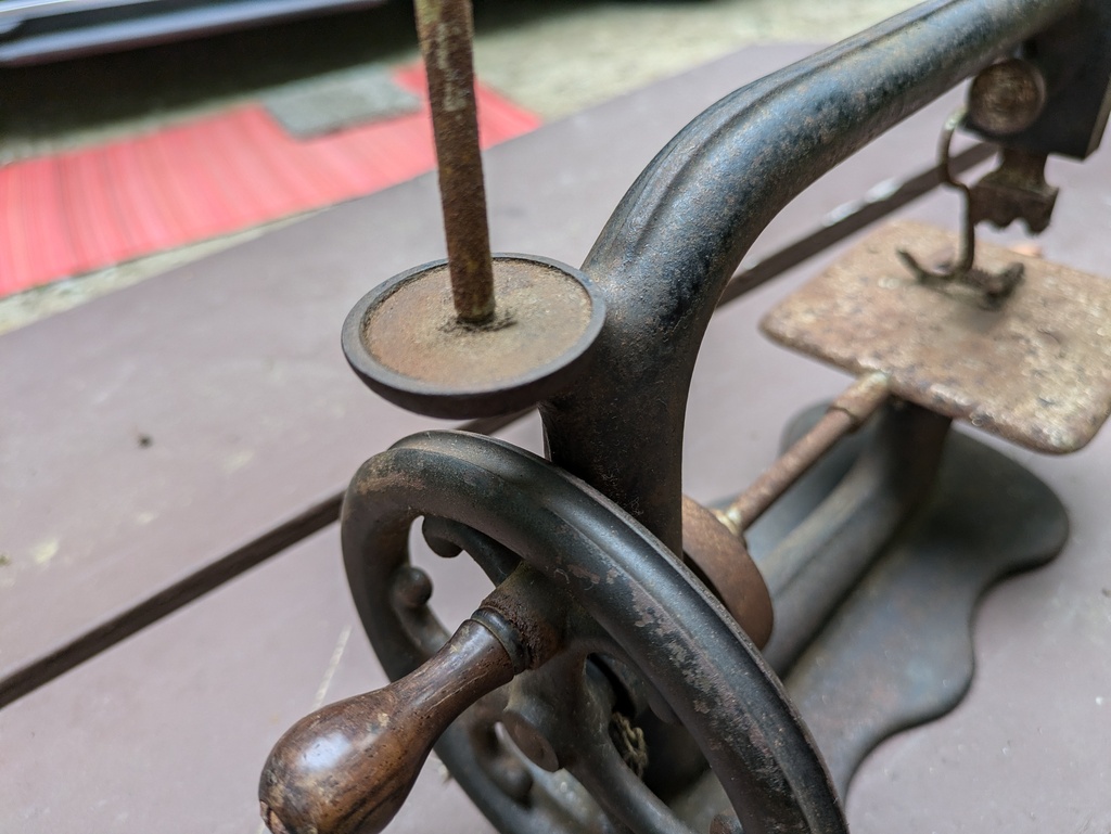  c.1882 Heberling Running Stitch Machine Sewing Machine