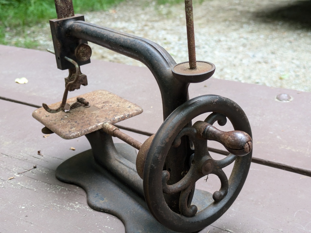  c.1882 Heberling Running Stitch Machine Sewing Machine