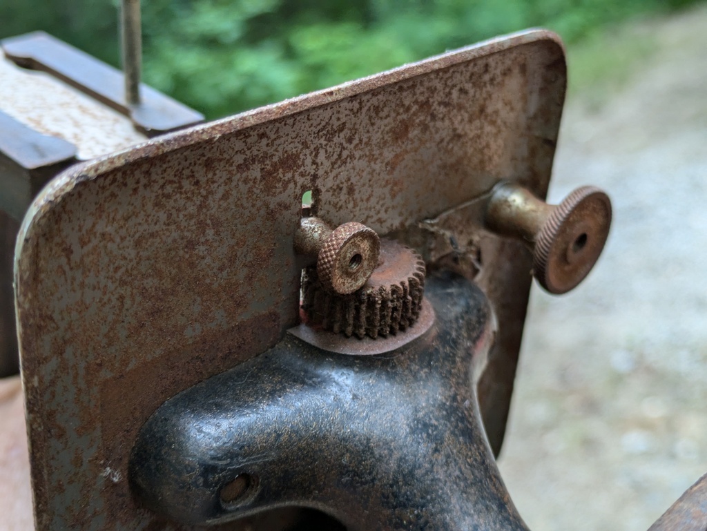  c.1882 Heberling Running Stitch Machine Sewing Machine