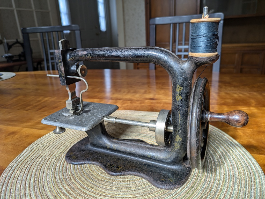  c.1882 Heberling Running Stitch Machine Sewing Machine