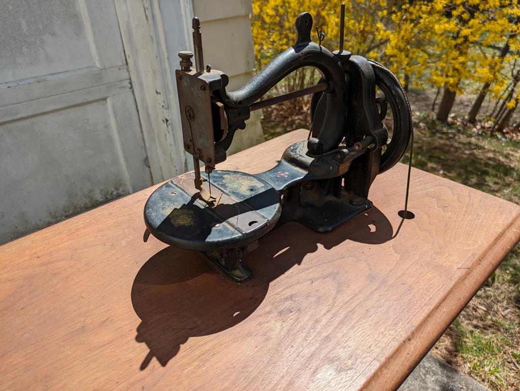  c.1868 Johnson, Clark & Co. Home Shuttle treadle Sewing Machine