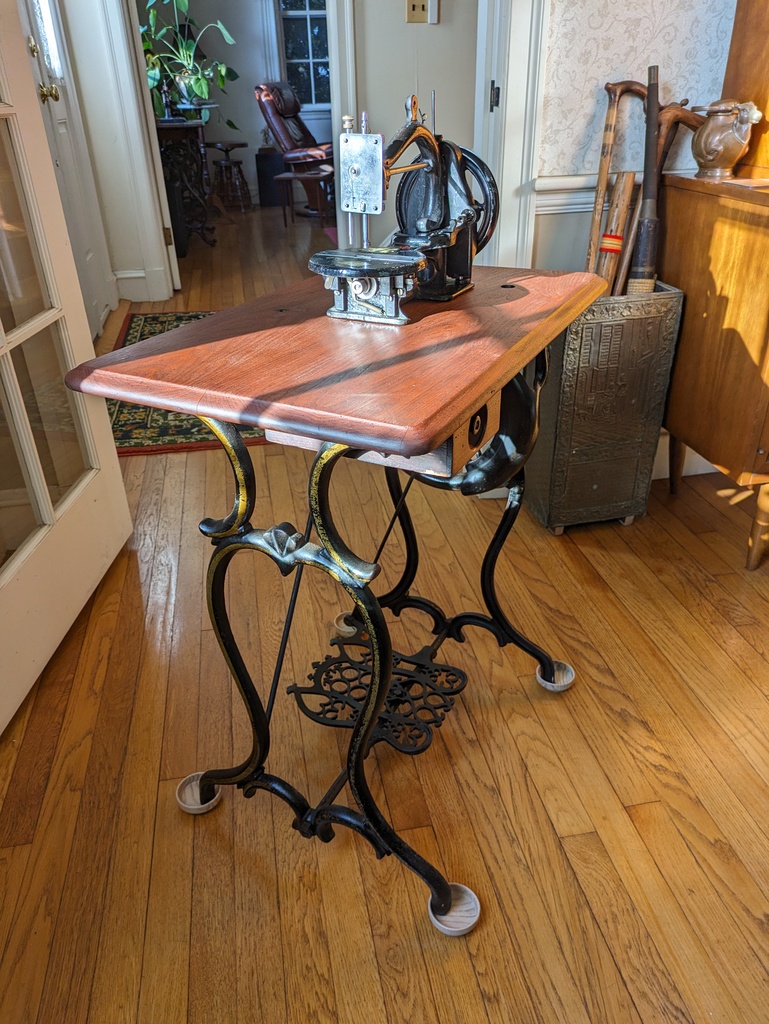  c.1868 Johnson, Clark & Co. Home Shuttle treadle Sewing Machine