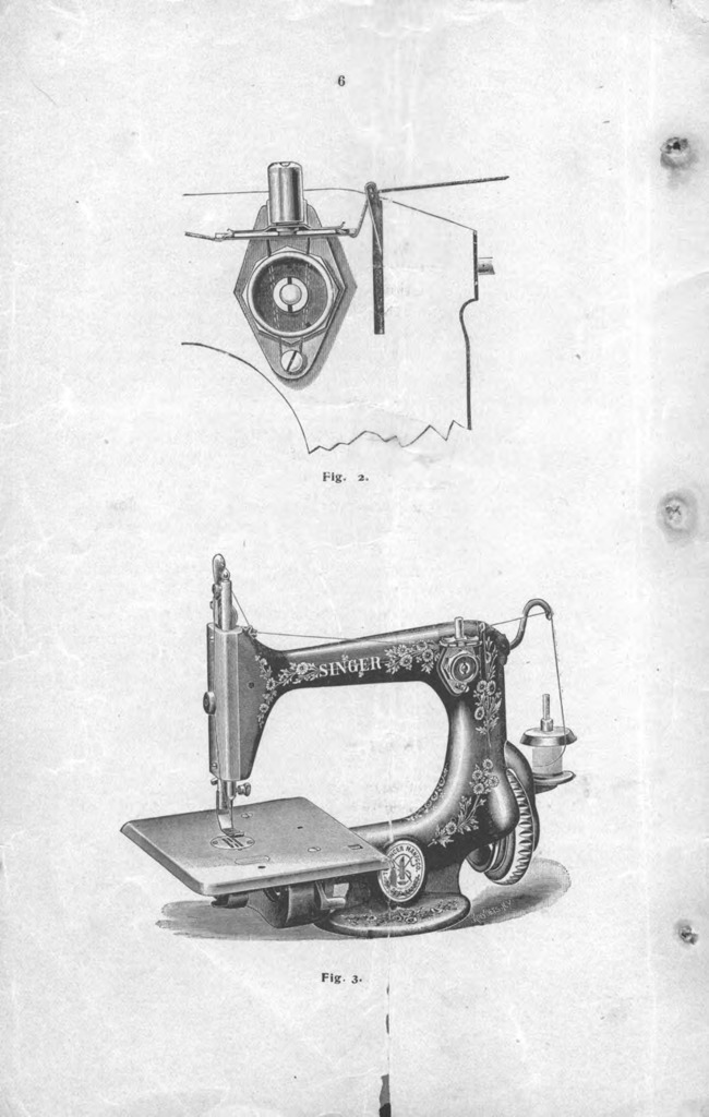  1887 Singer Automatic Chain Stitch Sewing Machine