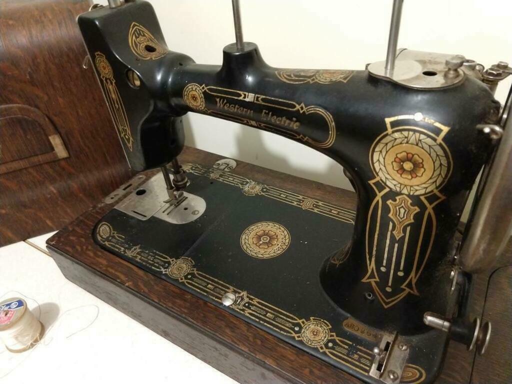  c.1918 Western Electric No.2 Portable Sewing Machine