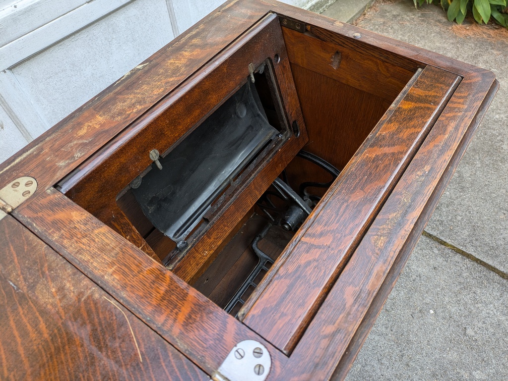  Wheeler and Wilson Mirror Cabinet