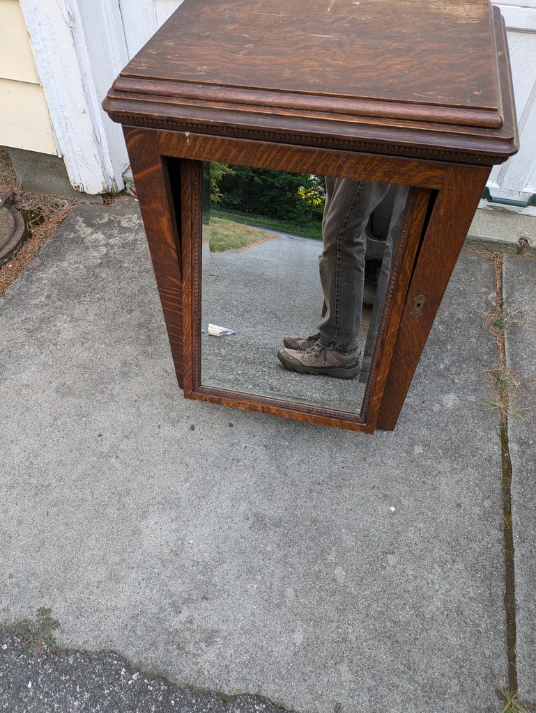  Wheeler and Wilson Mirror Cabinet