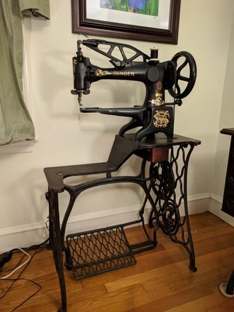 Cabinets and treadle bases for vintage Singer sewing machines